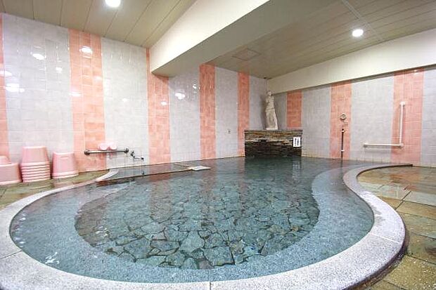 天然温泉大浴場の様子です。6：00〜24：00（清掃時間を除く）朝風呂も楽しめます。