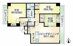 間取図画像 3LDK