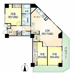 間取図画像 3LDK