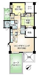 サンヴェール熱海伊豆山 2LDKの間取図画像