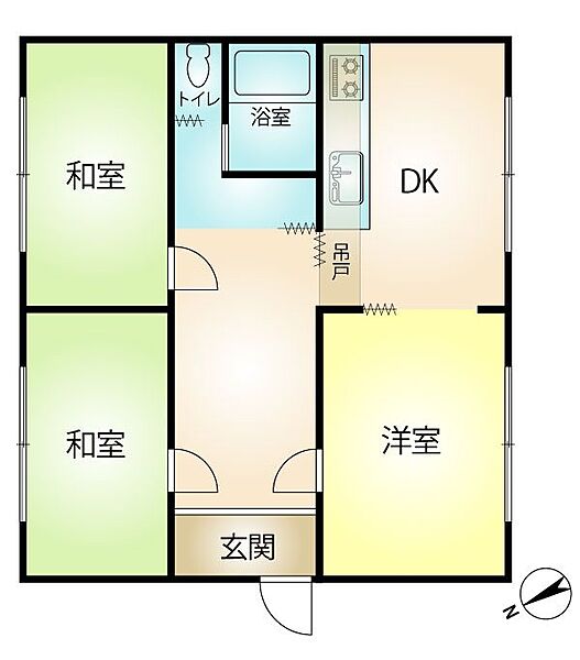 【間取り】寝室・客間・趣味部屋など、用途を分けて使えるのが特徴です。