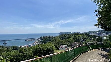 周辺情報：真鶴駅までの行程風景です。気持ちの良い道です。