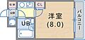 サンプラザ三宮704階4.3万円