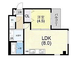 クレール西多聞通 2階