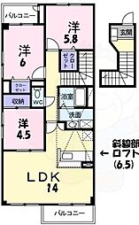 間取図画像 3LDK