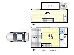 Y’ｓＨouse禅昌寺10 1階1LDKの間取り