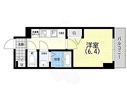 CREST TAPP DITA 神戸西パークフロント 1Kの間取図画像