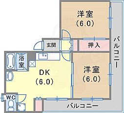 サンシャトー三宮 4階/-