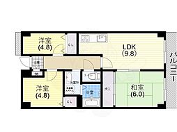 シティ南落合 3LDKの間取図画像