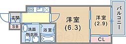アドバンス三宮ラシュレ 4階/405