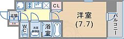 アドバンス三宮グルーブ 1Kの間取図画像