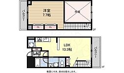 アーバネックス神戸駅前 1LDKの間取図画像