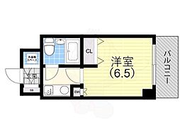 ライオンズマンション三宮東第2 1Kの間取図画像