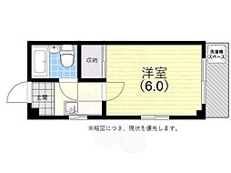 メゾン佐治 1Kの間取図画像