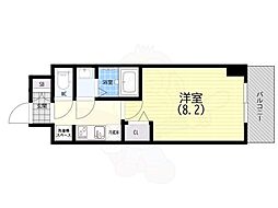 アドバンス神戸マリスI 1Kの間取図画像