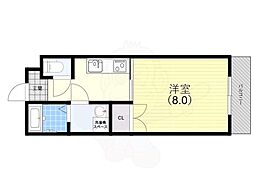 エハコ板宿ヒルサイド 1Kの間取図画像