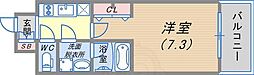 スプランディッド神戸北野 1Kの間取図画像