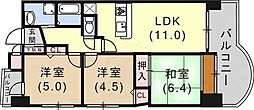 ベルレコルテ浜辺 3LDKの間取図画像