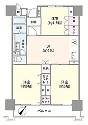 間取図画像 3DK