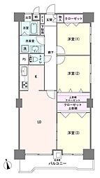 コープ南砂 3LDKの間取図画像