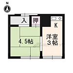 京都市左京区田中春菜町 2階建 築61年のイメージ