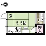 京都市左京区吉田神楽岡町 2階建 築55年のイメージ