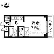 京都府京都市上京区上御霊前通烏丸東入上御霊馬場町（賃貸マンション1K・1階・20.00㎡） その2