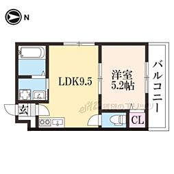 ERRISUEGA 1LDKの間取図画像
