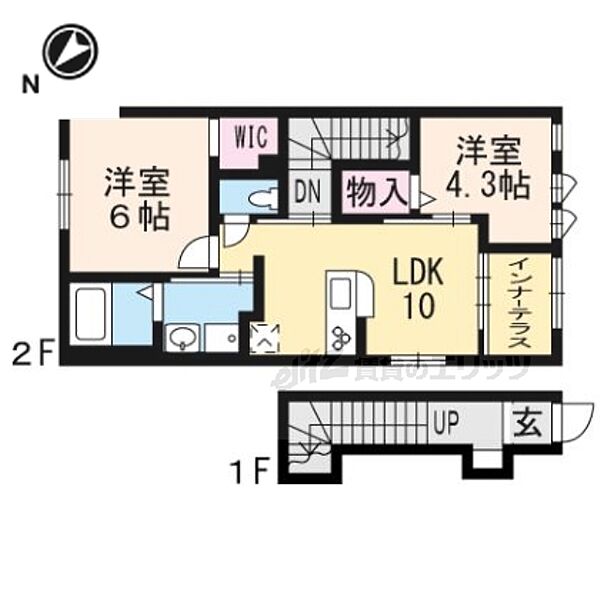 同じ建物の物件間取り写真 - ID:225005431443