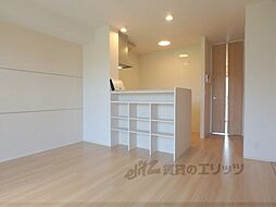 JR湖西線 おごと温泉駅 徒歩17分の賃貸アパート 1階2LDKのリビング/ダイニング