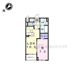 間取図画像 1LDK