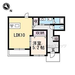 ジュピターEX 1LDKの間取図画像