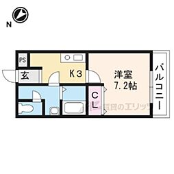 SHUAzuma 1Kの間取図画像