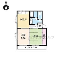 ベル・パステ 2DKの間取図画像