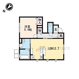 テイク・スクエア2 1LDKの間取図画像