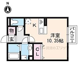 ドリームメゾンHYS ワンルームの間取図画像