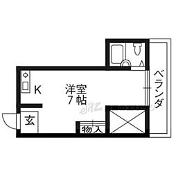 間取図画像 1K