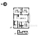 長岡京市長法寺 2階建 築8年のイメージ