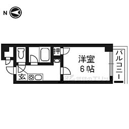 ＤＳ’ＲＡＮＡ 3階1Kの間取り