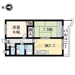 間取図画像 2DK