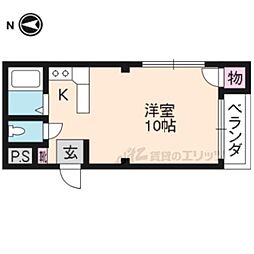 LAMER3 ワンルームの間取図画像