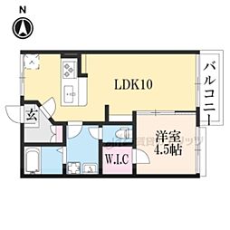 ハイムアレグレットA 1LDKの間取図画像