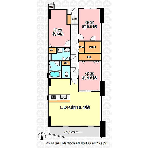 間取りを拡大表示