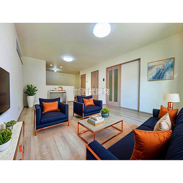 配置してある家具や小物はCGによるイメージです