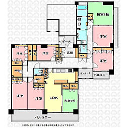 北浦和パークホームズ 8LDKの間取図画像