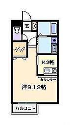 Sanderiana 1Kの間取図画像