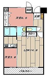 ルミナスAI八幡 8階