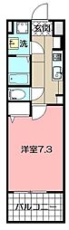MDIProsperare北九州市立大学前 1Kの間取図画像