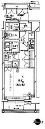ガリシア高円寺 1Kの間取図画像