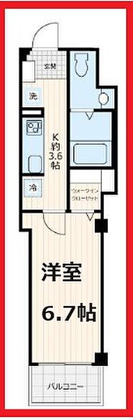 仮称）入谷シャノワール 102｜東京都台東区松が谷3丁目(賃貸マンション1K・1階・25.26㎡)の写真 その2